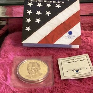 American mint presidential dollar trials, Harry S Truman trial coin gold pl